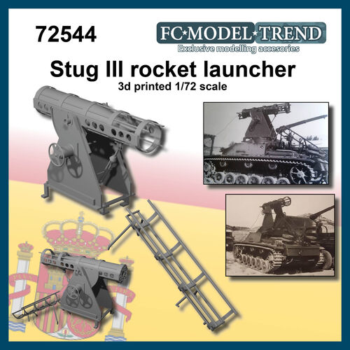 72544 Stug III lanza cohetes, escala 1/72.