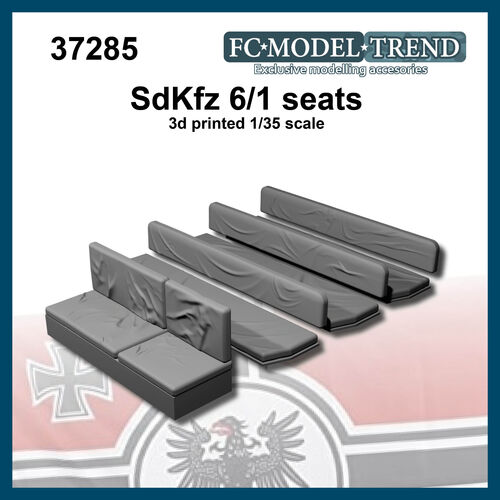 37285 SdKfz 6/1 seats, 1/35 scale.