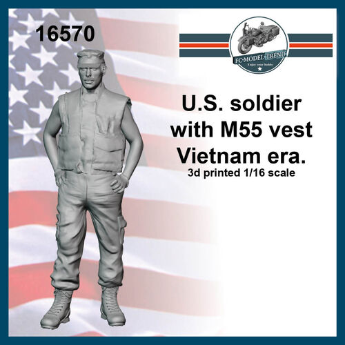 16570 Soldado USA en Vietnam, escala 1/16.