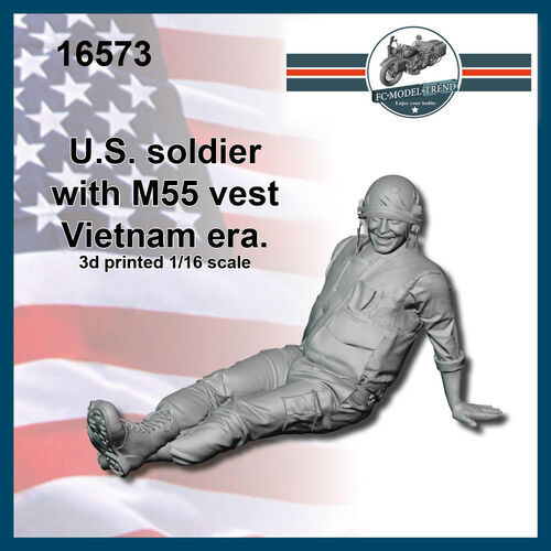 16573 Soldado USA en Vietnam, escala 1/16.