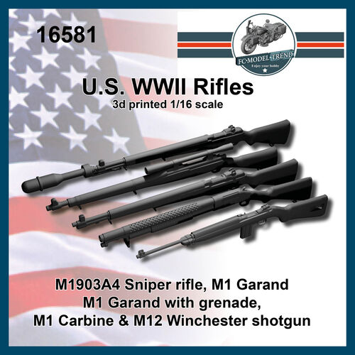 16581 Rifles USA WWII, escala 1/16.
