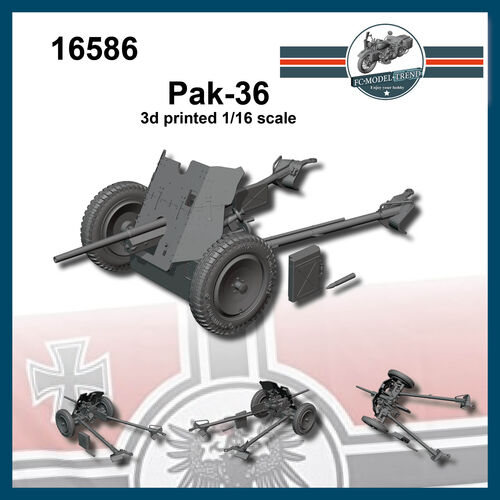 16586 Pak 36, 1/16 scale.
