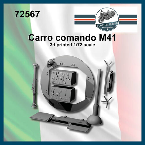 72567 Carro comando M41, escala 1/72.
