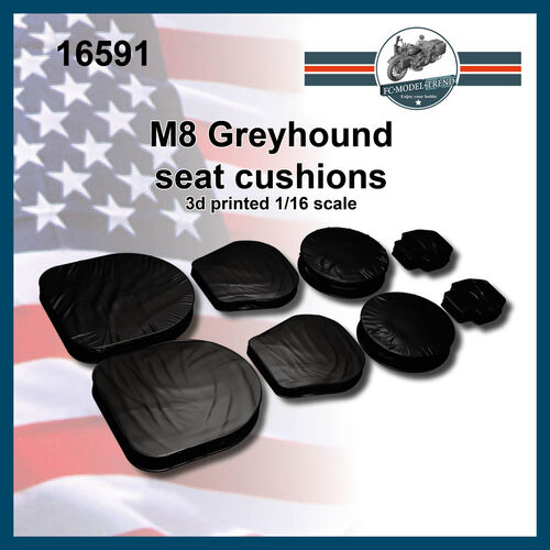 16591 M8 greyhound asientos, escala 1/16.