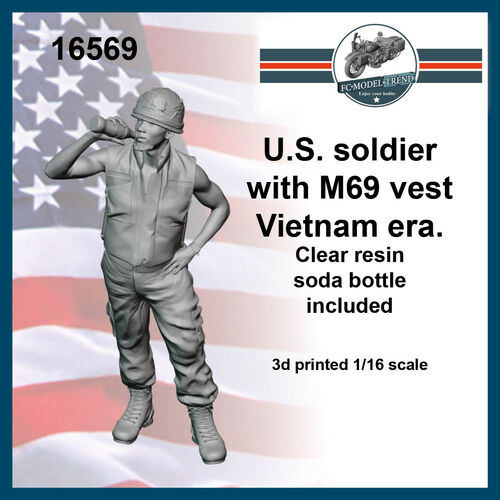 16569 Soldado USA en Vietnam, escala 1/16.