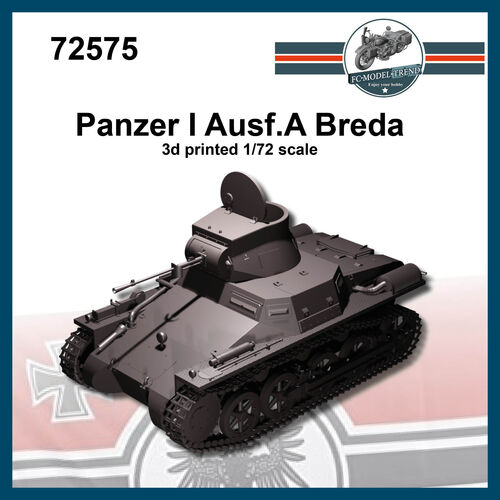 72575 Panzer I Ausf. A Breda. Escala 1/72.