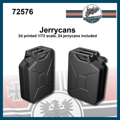 72576 Jerrycans, escala1/72.