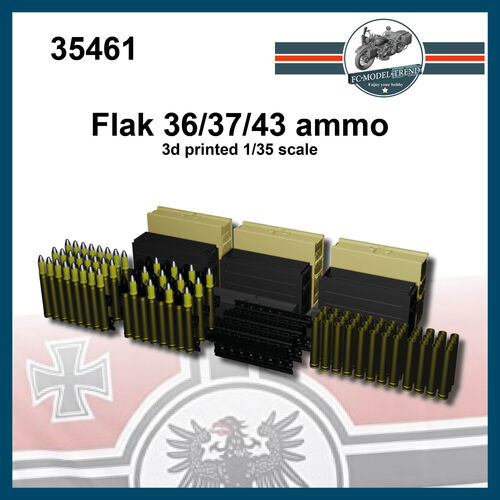 35461 Flak 36/37/43 ammo 37mm, 1/35 scale.