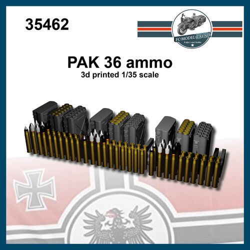 35462 Pak 36, municin de 37mm, escala 1/35.