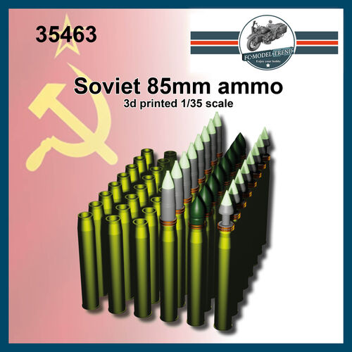 35463 Soviet 85mm ammo, 1/35 scale.