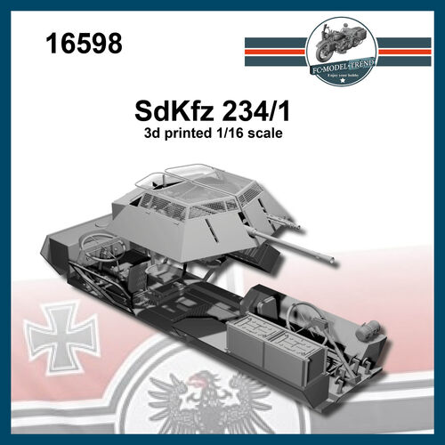 16598 SdKfz 234/1, escala 1/16.