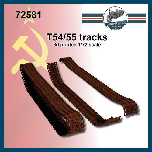 72581 T54/55 tracks, 1/72 scale.