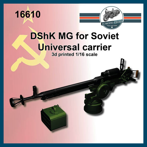 16610 DShK for Soviet Universal carrier, 1/16 scale.