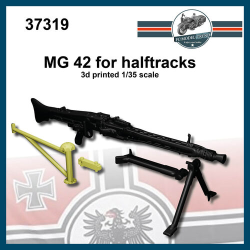 37319 MG42 with mount for halftracks, 1/35 scale.