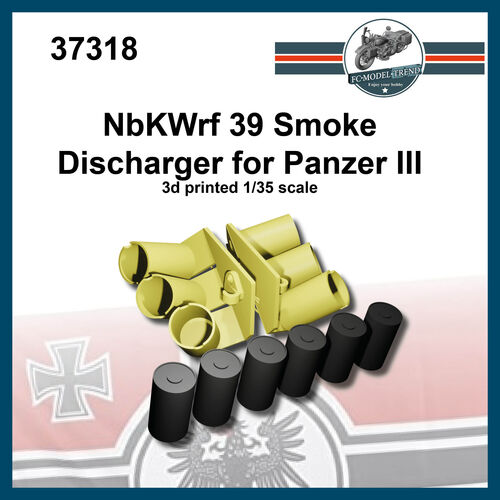 37318 Smoke grenade launcher for Panzer III, 1/35 scale.