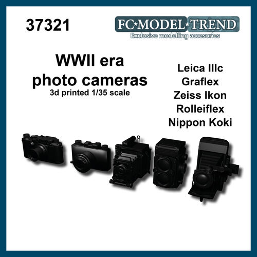 37321 WWII photo cameras, 1/35 scale.