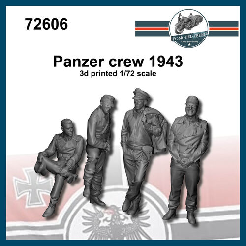 72606 Panzer crew 1943, 1/72 scale.