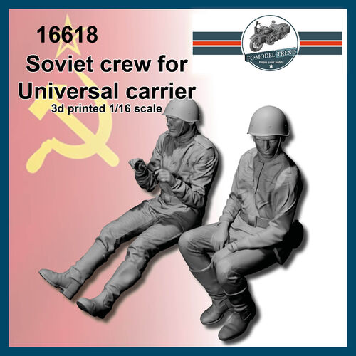 16618 Soviet crew for Universal carrier, 1/16 scale.