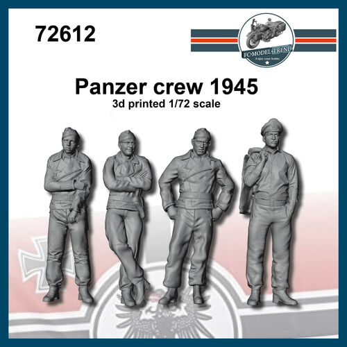 72612 Panzer crew 1945, 1/72 scale.