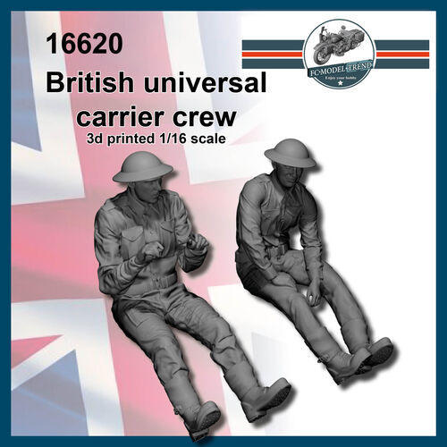 16620 Tripulación UK para Universal carrier, 1/16 scale.