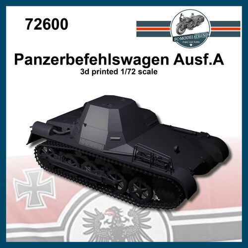 72600 Panzerbefehlswagen Ausf.A, escala 1/72.