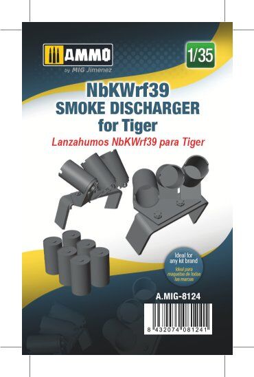 AMMO8124 Lanzahumos NbKWrf39 tiger, escala 1/35