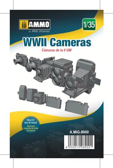 AMMO8900 camaras WWII, escala 1/35