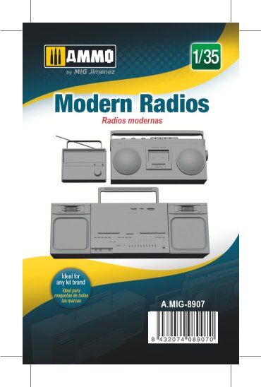 AMMO8907 Radios modernas, escala 1/35