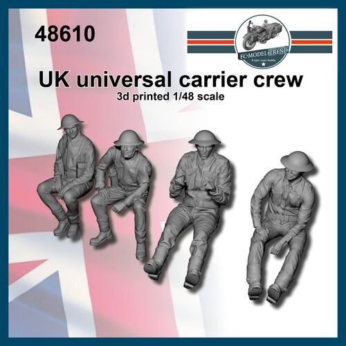 48610 Tripulación UK para Universal carrier, escala 1/48.