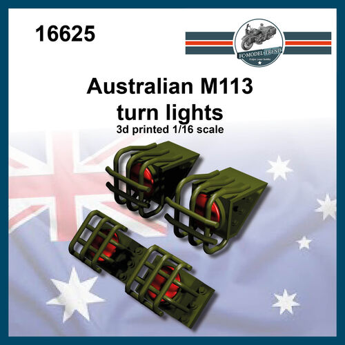 16625 M113 Australia luces de giro, escala 1/16.