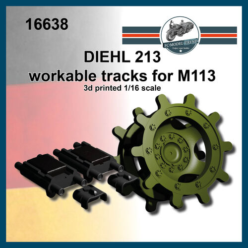 16638 M113 cadenas Diehl 213, escala 1/16.