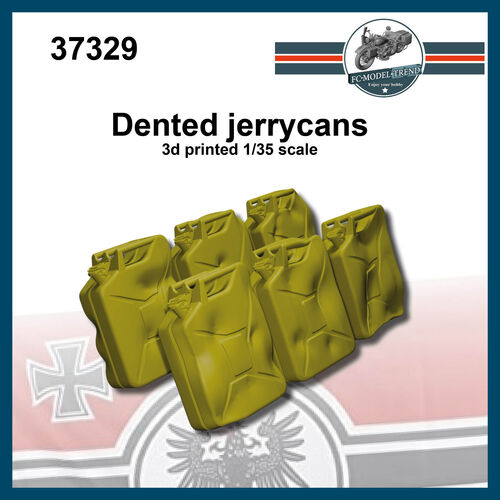 37329 Jerrycans abollados, escala 1/35.