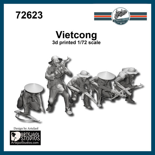 72623 Vietcong, escala 1/72.