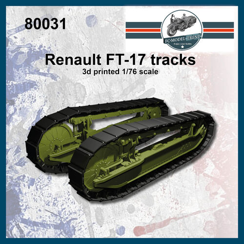 80031 Renault FT-17 boogies. 1/76 scale.