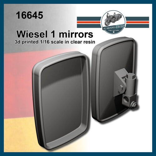 16645 Wiesel 1, mirrors, 1/16 scale.